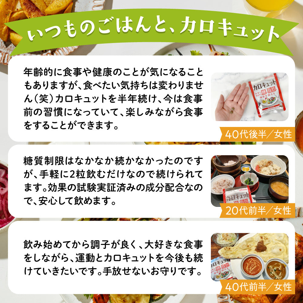 機能性表示食品 カロキュット