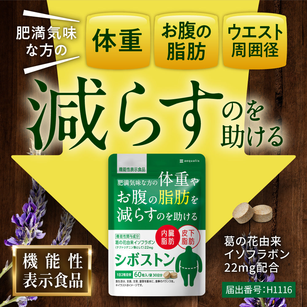 機能性表示食品 シボストン