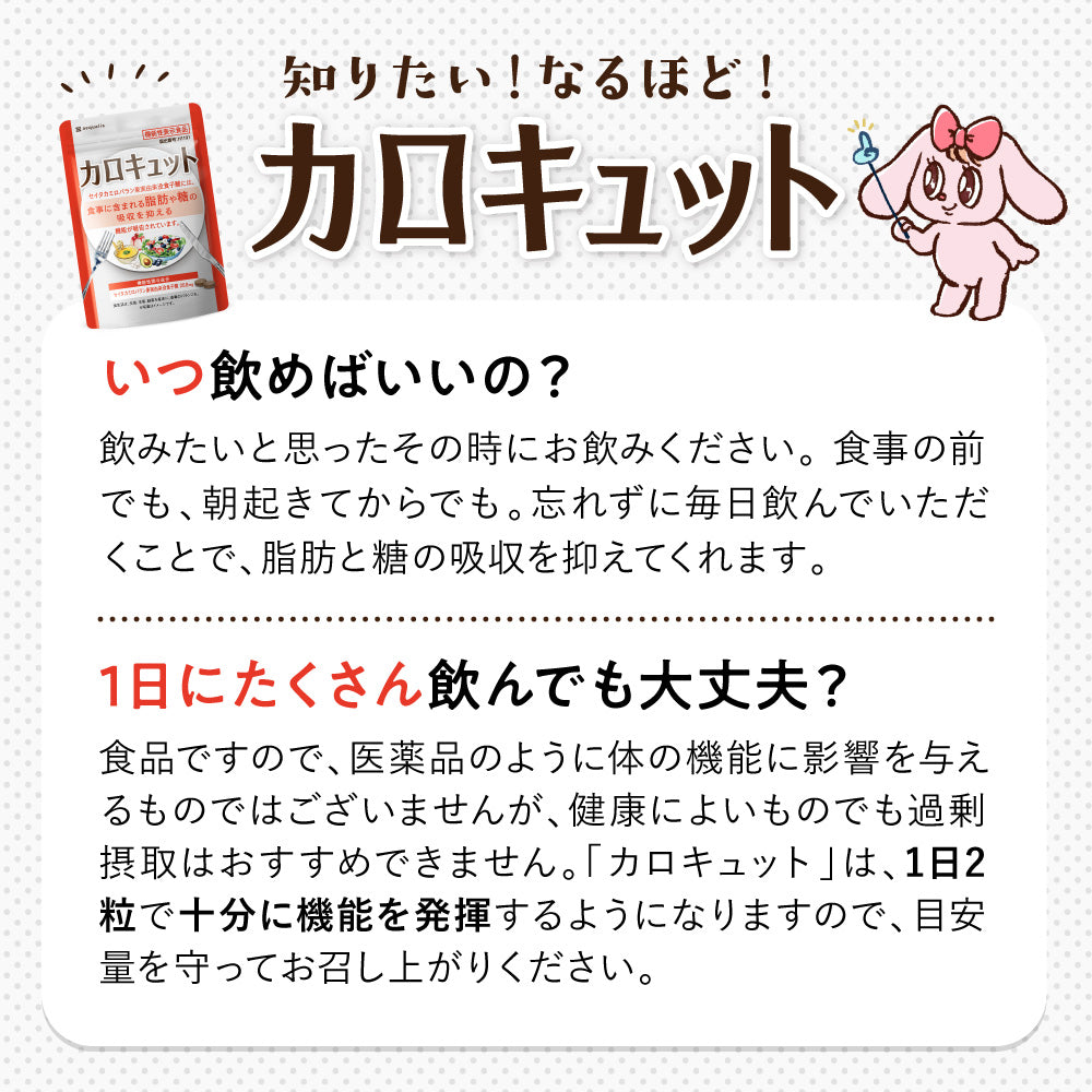 機能性表示食品 カロキュット
