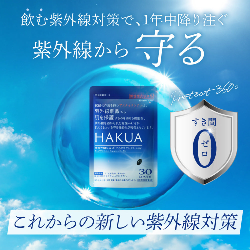 機能性表示食品 HAKUA（ハクア）